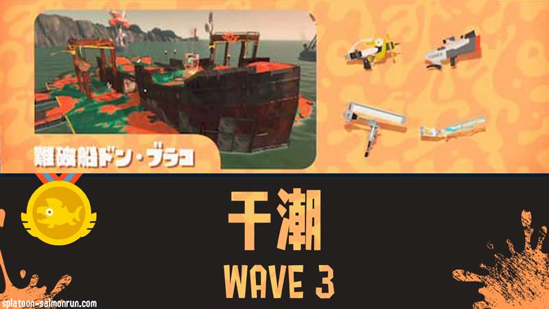 【WAVE3】干潮ドンブラコ攻略のコツ・立ち回り【バイトチームコンテスト】