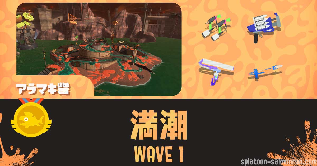 アラマキWAVE1満潮攻略｜バイトチームコンテスト