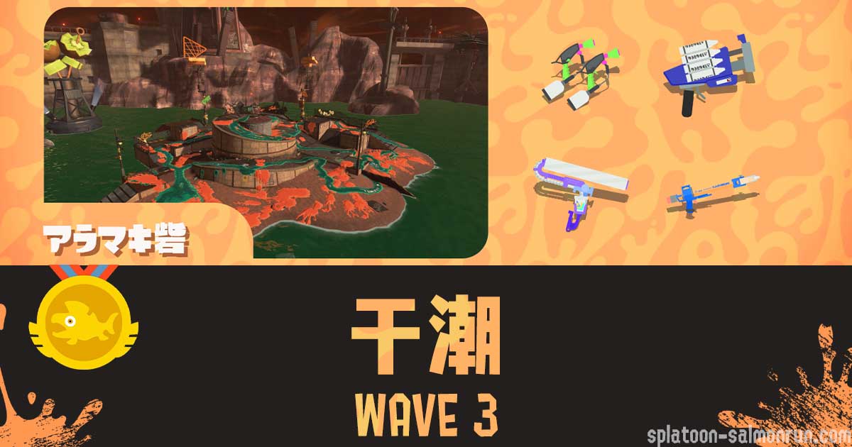 アラマキWAVE3干潮攻略のコツと立ち回り｜バイトチームコンテスト第8回