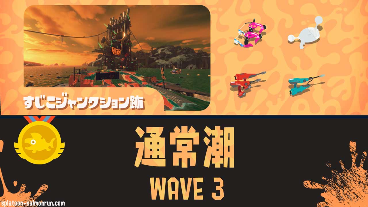 すじこWAVE3通常潮攻略のコツと立ち回り｜バイトチームコンテスト第9回