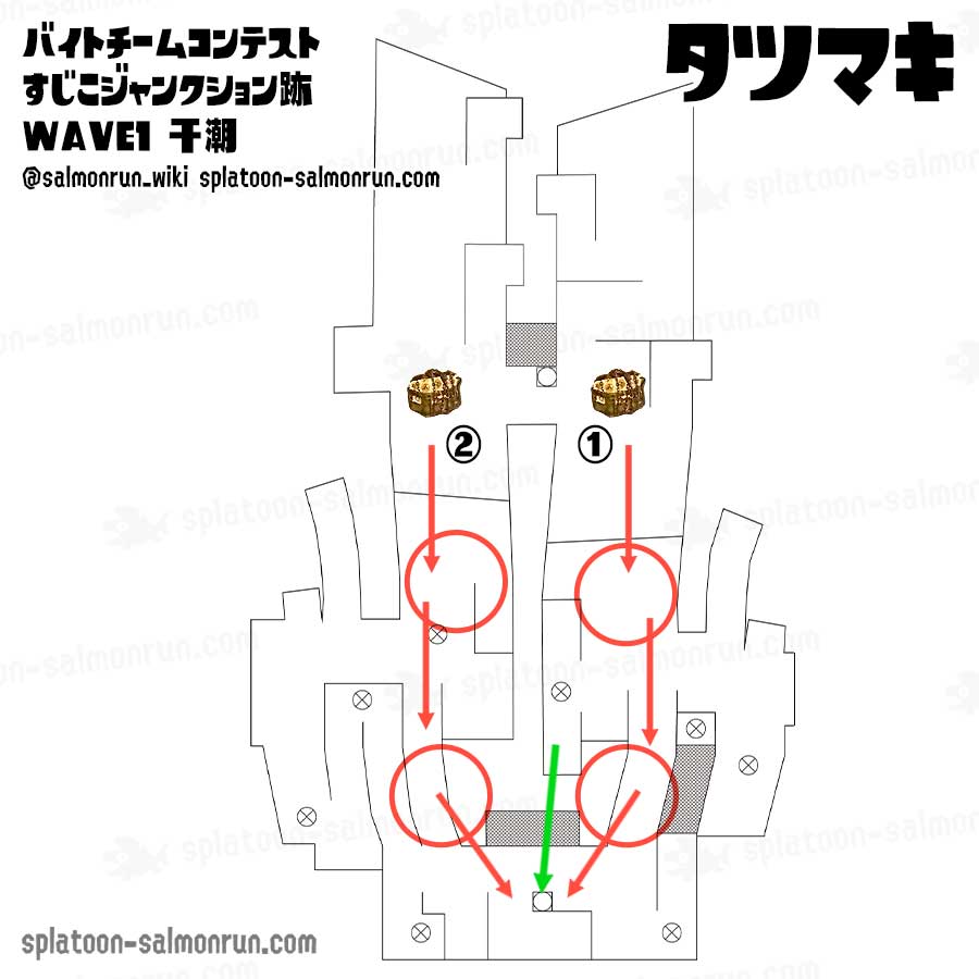 すじこWAVE1タツマキ全回収攻略｜バイトチームコンテスト第9回