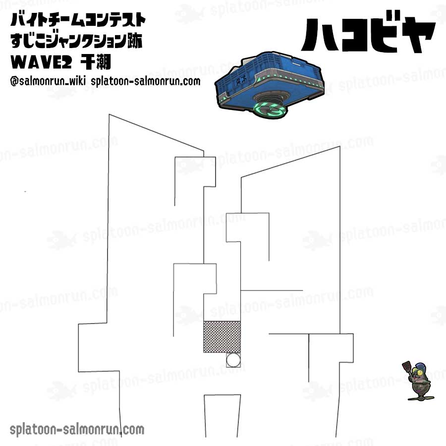 すじこWAVE2干潮ハコビヤ攻略｜バイトチームコンテスト第9回