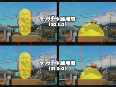 スプラ3「当たり判定」変更点まとめ Ver.11.0.0