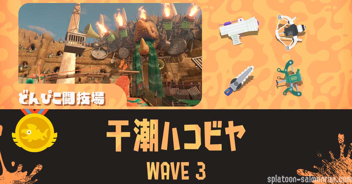 どんぴこWAVE3干潮ハコビヤ攻略