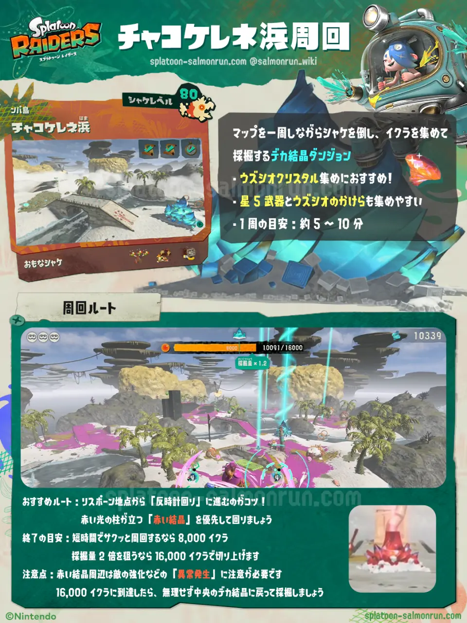 チャコケレネ浜激辛攻略・周回方法