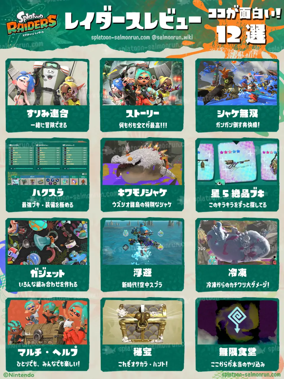 スプラトゥーン レイダースレビュー